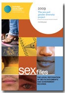 Sex Files: the legal recognition. Concluding paper cover