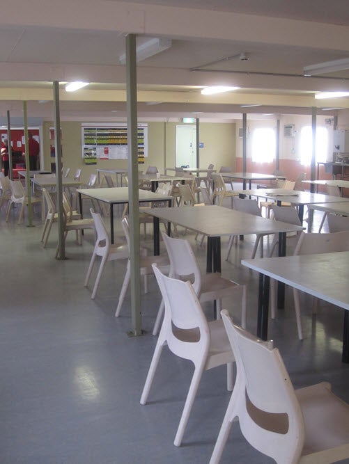 Dining room for Hughes compound, Villawood IDC