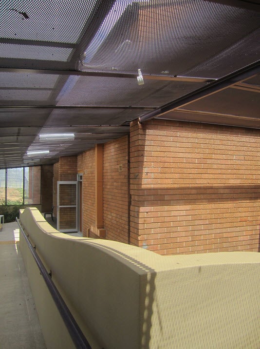 Enclosed outdoor area, downstairs, Murray Unit, Villawood IDC