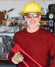 Image of a handyman/construction worker
