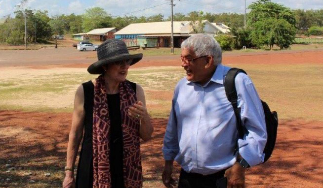 Royal Commission Photo - Margaret White and Mick Gooda
