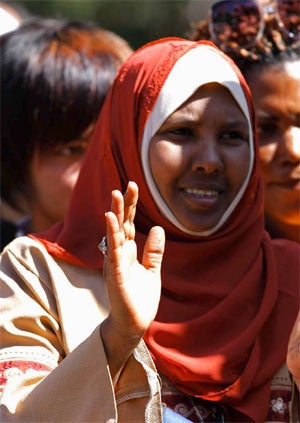 African Australian Muslim Woman