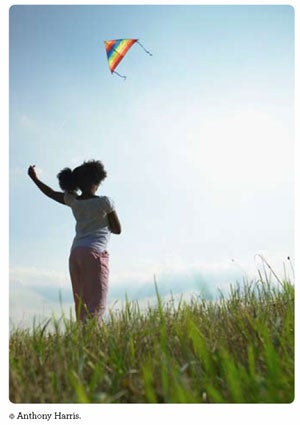 Girl flying a Kite - photo (c) Anthony Harris