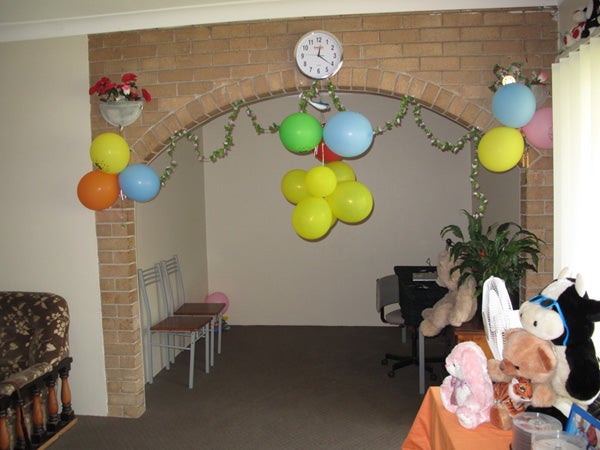 Flat occupied by family in community detention. 