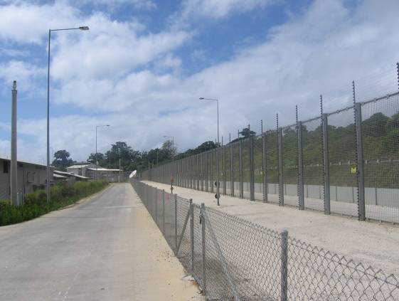 Photo of Christmas Island IDC external fences