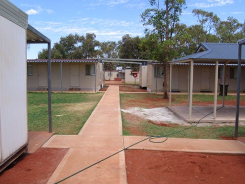 Accommodation blocks, Leonora immigration detention facility