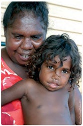 icture of Aboriginal woman and child