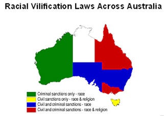 Map: Racial Vilification Laws Across Australia