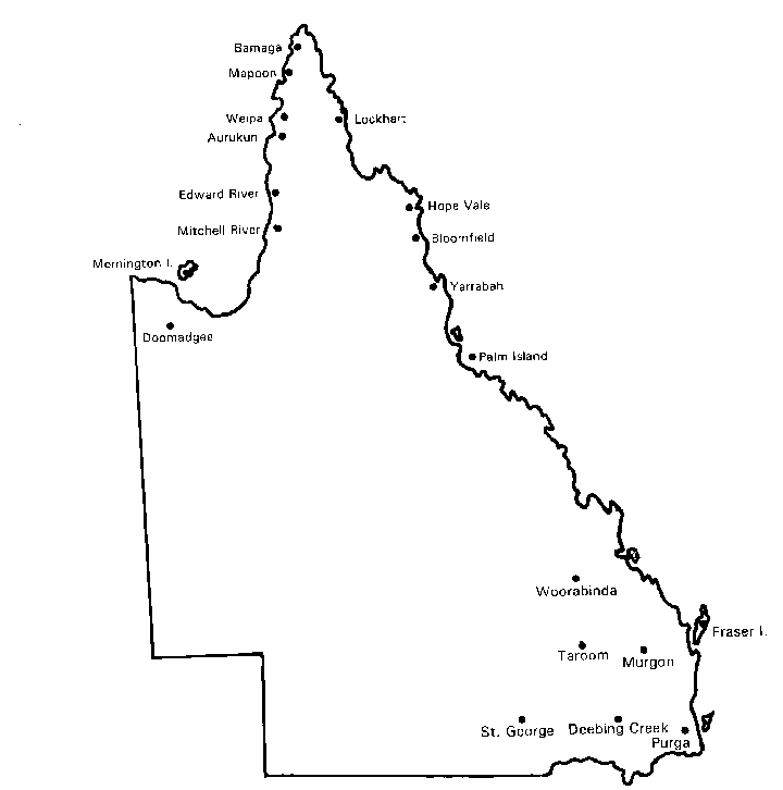 queensland map coloring pages - photo #1