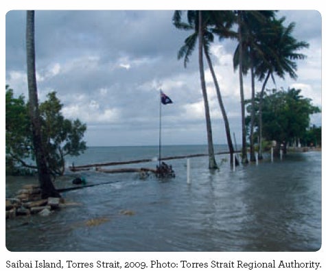 Saibai Island, Torres Strait, 2009. Photo: Torres Strait Regional Authority.