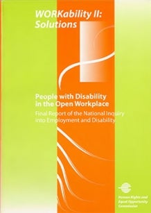 WORKability 2: solutions. People with disability in the open workplace. 